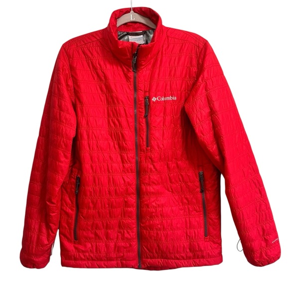 Columbia Other - Columbia Omni-heat lightweight packable red puffer jacket, size small